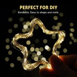Blingstar Fairy Lights Fonctionne Sur Batterie, 2 Pack Chaque 100 LED 3AAA Battery String Lights Mini Lights étanche De Noël Pour Bedroom Party Wedding Camping Indoor Outdoor Decoration, Warm White 33ft -Oui || N/A || pearhead 71C5hBhGi8L. AC SL1500