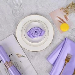 Serviettes Satin Lavande 40 Pcs Violet Satin Serviettes En Tissu Carré 17" Doux Lisse Serviettes De Table Serviettes Lavables Serviettes En Tissu Pour Mariages Fêtes Dîner De Noël Thanksgiving Noël (Lavender) -Oui || N/A || pearhead 71C9j6Z2cYL. AC SL1500
