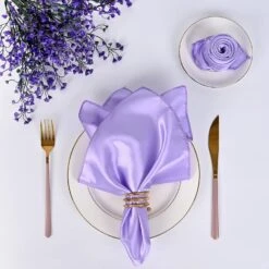 Serviettes Satin Lavande 40 Pcs Violet Satin Serviettes En Tissu Carré 17" Doux Lisse Serviettes De Table Serviettes Lavables Serviettes En Tissu Pour Mariages Fêtes Dîner De Noël Thanksgiving Noël (Lavender) -Oui || N/A || pearhead 71CL3L1RBdL. AC SL1500