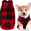 Rouge Et Noir Plaid Polaire Chien Gilet Vêtements Avec Pawprint Poche, Chaud Chien Chemise Pull Pull Chandail Pet Manteau Veste Vêtements Pour Automne Hiver Noël Porter (Small) 2 Rouge Et Noir Plaid Polaire Chien Gilet Vêtements Avec Pawprint Poche, Chaud Chien Chemise Pull Pull Chandail Pet Manteau Veste Vêtements Pour Automne Hiver Noël Porter (Small) -Oui || N/A || pearhead 71CUlgfDbL. AC SL1500