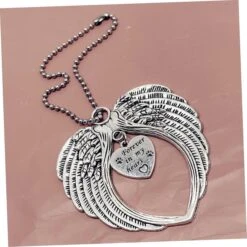 Garneck 2pcs Coeur Ailes Pendentif Voiture Accessoires Animaux Mémorial Décorations Anges Ailes Collier Noël Upside Down Croix Boucles D'oreilles Alliage Argent Ange Aile Charme De Voiture Noël 17 Garneck 2pcs Coeur Ailes Pendentif Voiture Accessoires Animaux Mémorial Décorations Anges Ailes Collier Noël Upside Down Croix Boucles D'oreilles Alliage Argent Ange Aile Charme De Voiture Noël -Oui || N/A || pearhead 71CbFqCcb0L. AC SL1243