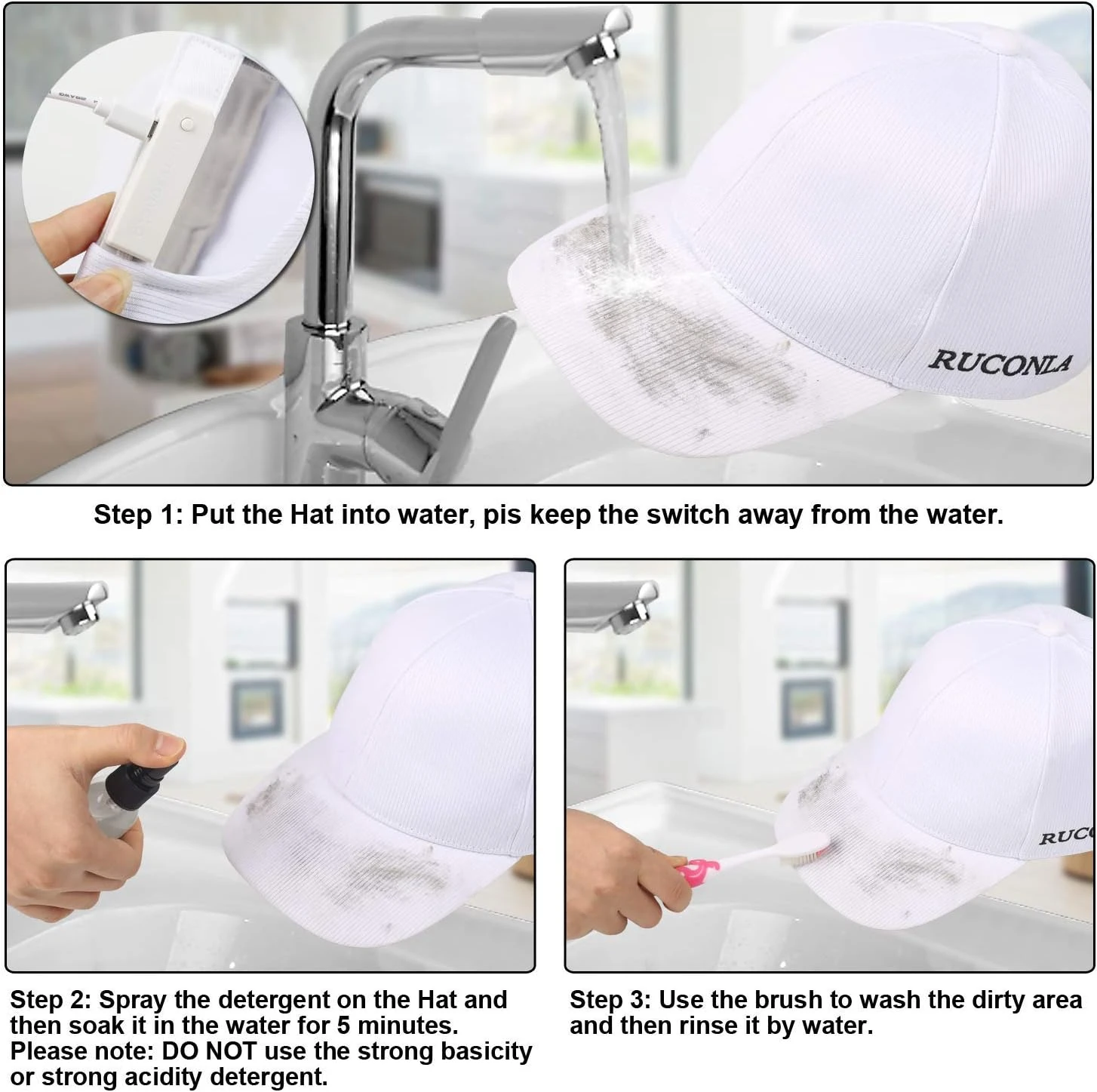 Ruconla Fiber Optique Cap LED Chapeau Avec 7 Couleurs Lumineux Rougeoyant EDC Baseball Chapeaux USB Charging Lumière Jusqu'à Chapeaux Même Fête De Noël Cap Pour Les Vacances D'événement 8 Ruconla Fiber Optique Cap LED Chapeau Avec 7 Couleurs Lumineux Rougeoyant EDC Baseball Chapeaux USB Charging Lumière Jusqu'à Chapeaux Même Fête De Noël Cap Pour Les Vacances D'événement - Image 6