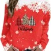 LNWUY Femmes De Noël Couleur Bloc Arbre Sweat De Noël Renne Graphique Pull Casual Sport À Manches Longues Basique Tops -Oui || N/A || pearhead 71G4w7zzGYL. AC UL1500