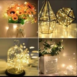 Blingstar Fairy Lights Fonctionne Sur Batterie, 2 Pack Chaque 100 LED 3AAA Battery String Lights Mini Lights étanche De Noël Pour Bedroom Party Wedding Camping Indoor Outdoor Decoration, Warm White 33ft -Oui || N/A || pearhead 71GEHFjLCUL. AC SL1500