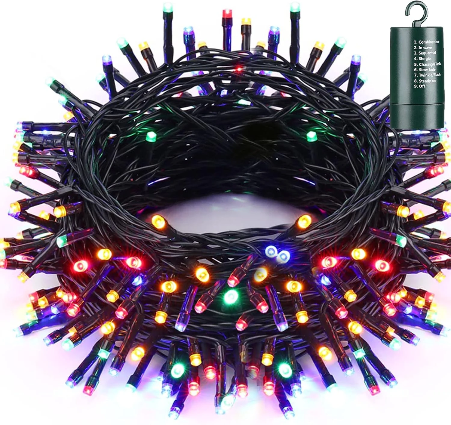 Feux De Noël De La Batterie Toodour, Feux De Corde De Noël 200 LED 68,9 Pieds Avec 8 Modes Twinkle, Minuterie, Feux De Chaîne étanches à Piles Pour La Maison, La Fête, Les Vacances, Le Décor De Noël - Multicolore 3 Feux De Noël De La Batterie Toodour, Feux De Corde De Noël 200 LED 68,9 Pieds Avec 8 Modes Twinkle, Minuterie, Feux De Chaîne étanches à Piles Pour La Maison, La Fête, Les Vacances, Le Décor De Noël - Multicolore