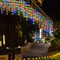 Janches 304 LED Lumières Solaires De Noël, Lumières Multicolores En Extérieur En Glaçons, 8 Modes Lumières étanches Solaires Pour Arbres De Noël Jardin De Jardin De Mariage Maison à Oreilles Décorations Sur Toit -Oui || N/A || pearhead 71GTbdJSi8L. AC SL1500