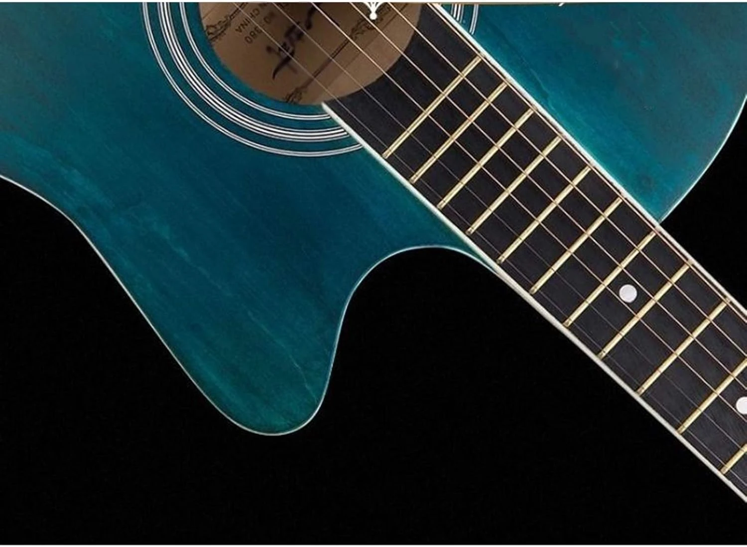 YANG-Plant Flower Stand YYFANG 38" Enfant Guitares Classiques 6 Cordes En Acier Dreadnought Durable Starter Kit Pour Débutant, Pour Noël, Cadeaux Du Nouvel An (Couleur: #A, Taille: 38 Pouces) 7 YANG-Plant Flower Stand YYFANG 38" Enfant Guitares Classiques 6 Cordes En Acier Dreadnought Durable Starter Kit Pour Débutant, Pour Noël, Cadeaux Du Nouvel An (Couleur: #A, Taille: 38 Pouces) - Image 5