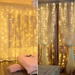 ZXWNAYL 300 LED Blanc Chaud Rideau Lumières Pour Intérieur Et Extérieur Décorations, 9.8FT*9.8FT, UL Puissance Certifiée Plug, Noël, Fête, Saint-Valentin, Mariage, Restaurant, Hôtel Etc -Oui || N/A || pearhead 71HrPLn7CXL. AC SL1500