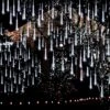 Lumières De Noël Attenantes à L'extérieur, Lumières De Douche De Météore 12 Pouces 8 Tubes Pluie Tombante Pluie Tombant Sur La Neige Lumières D'icônes En Cascade Pour Arbre De Noël, Décorations De Noël à L'extérieur, Luces De Navidad Para Extérieur ( Blanc ) -Oui || N/A || pearhead 71Hud3062xL. AC SL1001