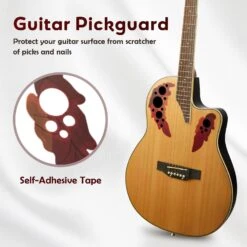 Guitare Acoustique, MIRIO 41Full Size Professional Acoustic Cutaway Guitar Kit Set W/Guitare Bag, Strap, Tuner Pick Pour Adulte, Étudiant, Débutant Naturel, Cadeau De Noël -Oui || N/A || pearhead 71K0TNpkRPL. AC SL1500