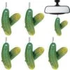 6 Pcs Drôle Pickle Voiture Air Freshener Suspendue Aneth Voiture Diffuseur Ornements Pickle Air Freshener Suspendue Aneth Pickle Air Fresheners Voiture Accessoires Cadeau Idéal Pour La Fête Des Pères, Anniversaire, Noël
