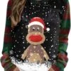 GREGG Femmes Sweatshirts De Noël Graphique Imprimer Chemises Lâche Automne Tops Crewneck Pullover À Manches Longues Casual Blouse
