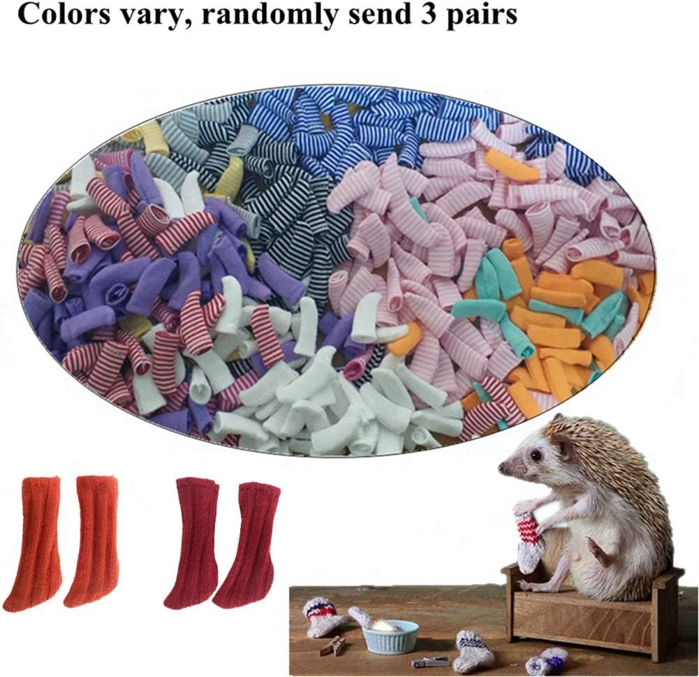 3 Paires Chaussettes Hautes Faites à La Main Pour Jambon De Hérisson Petites Chaussettes Extensibles Pour Animaux Soins Des Ongles Accessoires De Vêtements Pour Vêtements Pour Vêtements De Vêtements Pour Vêtements De Noël Pour La Photo Prop Anniversaire Pour Animaux De Compagnie Cosplay (3 Paires) 6 3 Paires Chaussettes Hautes Faites à La Main Pour Jambon De Hérisson Petites Chaussettes Extensibles Pour Animaux Soins Des Ongles Accessoires De Vêtements Pour Vêtements Pour Vêtements De Vêtements Pour Vêtements De Noël Pour La Photo Prop Anniversaire Pour Animaux De Compagnie Cosplay (3 Paires) - Image 4