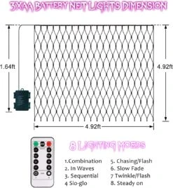 Purple Orange Halloween Net Lumières Batterie Fonctionnée, 4.9ft ×4.9ft 100 LED Net Fées Lumières 8 Modes Télécommande Dimmable Jardin Patio Mesh Éclairage Pour Bush Deck Clôture Wall Party Mariage Noël 15 Purple Orange Halloween Net Lumières Batterie Fonctionnée, 4.9ft ×4.9ft 100 LED Net Fées Lumières 8 Modes Télécommande Dimmable Jardin Patio Mesh Éclairage Pour Bush Deck Clôture Wall Party Mariage Noël -Oui || N/A || pearhead 71KsljDxrSL. AC SL1500