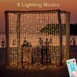 300 LED Solaire Rideau Lumière Extérieur Télécommande 8 Modes D'éclairage Fées Lumières, IP65 Étanche Cuivre Fil Lumières Pour Fête De Noël Mariage Maison Jardin Mur Décorations (Warm) 15 300 LED Solaire Rideau Lumière Extérieur Télécommande 8 Modes D'éclairage Fées Lumières, IP65 Étanche Cuivre Fil Lumières Pour Fête De Noël Mariage Maison Jardin Mur Décorations (Warm) -Oui || N/A || pearhead 71KzYBgda4L. AC SL1000