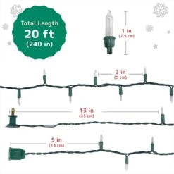 Lumières De Noël PREXTEX ( 20 Pieds, 100 Lumières ) - Lumières D'arbre De Noël Blanc Transparent Avec Fil Vert - Lumières De Cordes Intérieures / Extérieures - Lumières De Scintillement Blanc Chaud 15 Lumières De Noël PREXTEX ( 20 Pieds, 100 Lumières ) - Lumières D'arbre De Noël Blanc Transparent Avec Fil Vert - Lumières De Cordes Intérieures / Extérieures - Lumières De Scintillement Blanc Chaud -Oui || N/A || pearhead 71L60gukfCL. AC SL1500