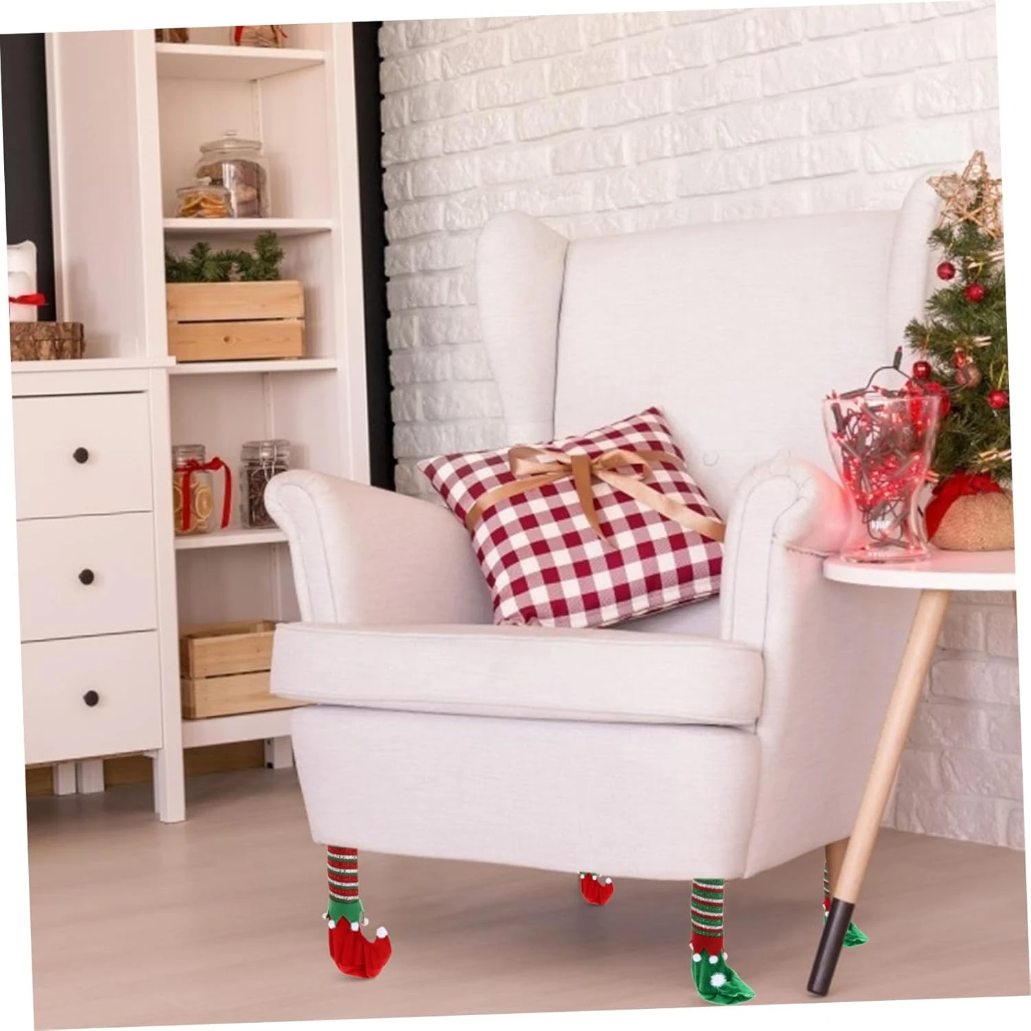 Garneck 1 Set 4 Pcs Chaise Jambe Couvre Parti Décorations Favors Cadeau De Noël Table Pieds Manches Personnes âgées Chaise De Noël Chaussettes Bottes Chaise Pieds Protecteurs Elfe Chaise Jambe Chaussettes 5 Garneck 1 Set 4 Pcs Chaise Jambe Couvre Parti Décorations Favors Cadeau De Noël Table Pieds Manches Personnes âgées Chaise De Noël Chaussettes Bottes Chaise Pieds Protecteurs Elfe Chaise Jambe Chaussettes - Image 3