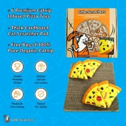 Petits Scratchers Pizza Cat Toys ( Grand ) - Comprend 6 Jouets Pizza Catnip & Épais Cardboard Cat Scratch Pad, Coffret Cat, Cadeaux Drôle Cat Pour Noël, Jouets D'anniversaire Cat, Jouets De Grattage De Chat Mignon 14 Petits Scratchers Pizza Cat Toys ( Grand ) - Comprend 6 Jouets Pizza Catnip & Épais Cardboard Cat Scratch Pad, Coffret Cat, Cadeaux Drôle Cat Pour Noël, Jouets D'anniversaire Cat, Jouets De Grattage De Chat Mignon -Oui || N/A || pearhead 71Lo5CBGicL. AC SL1080