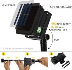 L LAMPOP Solar String Lights Outdoor Waterproof Ultra Bright Fairy Lights 2pack 100L 8 Modes Garden Light Pour Les Décorations De Pâques Noël, Halloween, Yard, Summer Party, Wedding ( Warm White 16 L LAMPOP Solar String Lights Outdoor Waterproof Ultra Bright Fairy Lights 2pack 100L 8 Modes Garden Light Pour Les Décorations De Pâques Noël, Halloween, Yard, Summer Party, Wedding ( Warm White -Oui || N/A || pearhead 71P937Bi 5L. AC SL1500