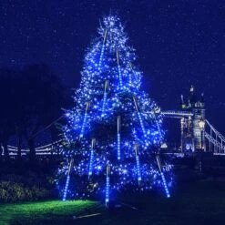 Décorations De Noël En Plein Air Furtuemy, Lumières De Douche De Météore 12 Pouces / 30 Cm, Lumières De Noël En Glaçon En Plein Air Pour Les Arbres, Décorations De Noël En Plein Air Pour La Fête De Mariage De La Maison De Jardin, Bleu -Oui || N/A || pearhead 71PQHbHxWfL. AC SL1000