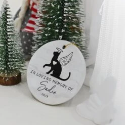Ornements De Noël Mémorial Chat Personnalisés, Ornement Perte De Chat Jocidea, Cadeaux Mémoriaux Animaux Pour Chats, Cadeaux Sympathie Perte De Chat, Cadeaux Deuil Chat, Cadeau Souvenir Animal Chat - Cadeaux Perte Animaux -Oui || N/A || pearhead 71PmaIaMlRL. AC SL1500