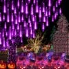 Aokudoni Halloween Décorations Outdoor, Upgraded 16inch/40cm Meteor Shower Rain Lights, Purple Icicle String Lights Pour Noël Arbre Décoration Fête Du Nouvel An, UL Plug 2 Aokudoni Halloween Décorations Outdoor, Upgraded 16inch/40cm Meteor Shower Rain Lights, Purple Icicle String Lights Pour Noël Arbre Décoration Fête Du Nouvel An, UL Plug -Oui || N/A || pearhead 71PyRLLp8L. AC SL1001