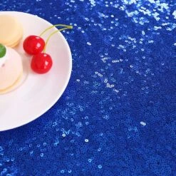 Trlyc 2FT By 8FT Fathers'Day Royal Blue Sequin Rideau De Fond Pour La Fête De Mariage De Noël -Oui || N/A || pearhead 71QN 2x6UPL. AC SL1000