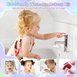 Merabufa Kids Makeup Kit Pour Filles 4 5 6 7 8-12 Ans, Kids Real Makeup Set Washable Toddler Makeup Kit Safe & Ensemble De Maquillage Non Toxique Pour Les Enfants Cadeau De Noël D'anniversaire Pour Les Tout-petits 12 Merabufa Kids Makeup Kit Pour Filles 4 5 6 7 8-12 Ans, Kids Real Makeup Set Washable Toddler Makeup Kit Safe & Ensemble De Maquillage Non Toxique Pour Les Enfants Cadeau De Noël D'anniversaire Pour Les Tout-petits -Oui || N/A || pearhead 71RMQodIEaL. AC SL1500