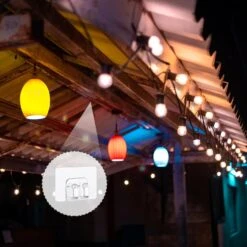 Crochets De Noël Pour Extérieure Chaîne Lumières Heavy Duty Extérieur Lumière Clips Étanche Adhésif Crochet Clair Extérieur Lumière Cintres Pour Patio Suspendu De Noël Lumière Câble Corde Organisateur (100 Pcs) -Oui || N/A || pearhead 71Rb6vdo2rL. AC SL1500