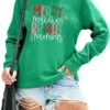 Professeur De Noël Sweat Femmes Merry Bright Graphic Print Sweat Crewneck Noël Vacances Chemises 2 Professeur De Noël Sweat Femmes Merry Bright Graphic Print Sweat Crewneck Noël Vacances Chemises -Oui || N/A || pearhead 71Rd7w fDL. AC UL1500