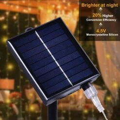 XINXIANLIAN 300LED Solaire Rideau Lumière Extérieur Intérieur Solaire Chaîne Lumières Étanche Fée Fenêtre Lumières, Twinkle Lumières 8 Modes Décoration De Noël Pour La Maison Jardin Patio (Warm White) -Oui || N/A || pearhead 71SpfV0S tL. AC SL1500