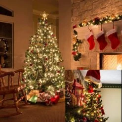 MYGOTO 98FT 200 LEDs String Lights Lights étanches Fairy 8 Modes Avec Mémoire 30V UL Certified Power Supply Pour La Maison, Le Jardin, Le Mariage, La Fête, La Décoration De Noël En Extérieur (blanc Chaud) -Oui || N/A || pearhead 71Tnqm1gO4L. AC SL1000