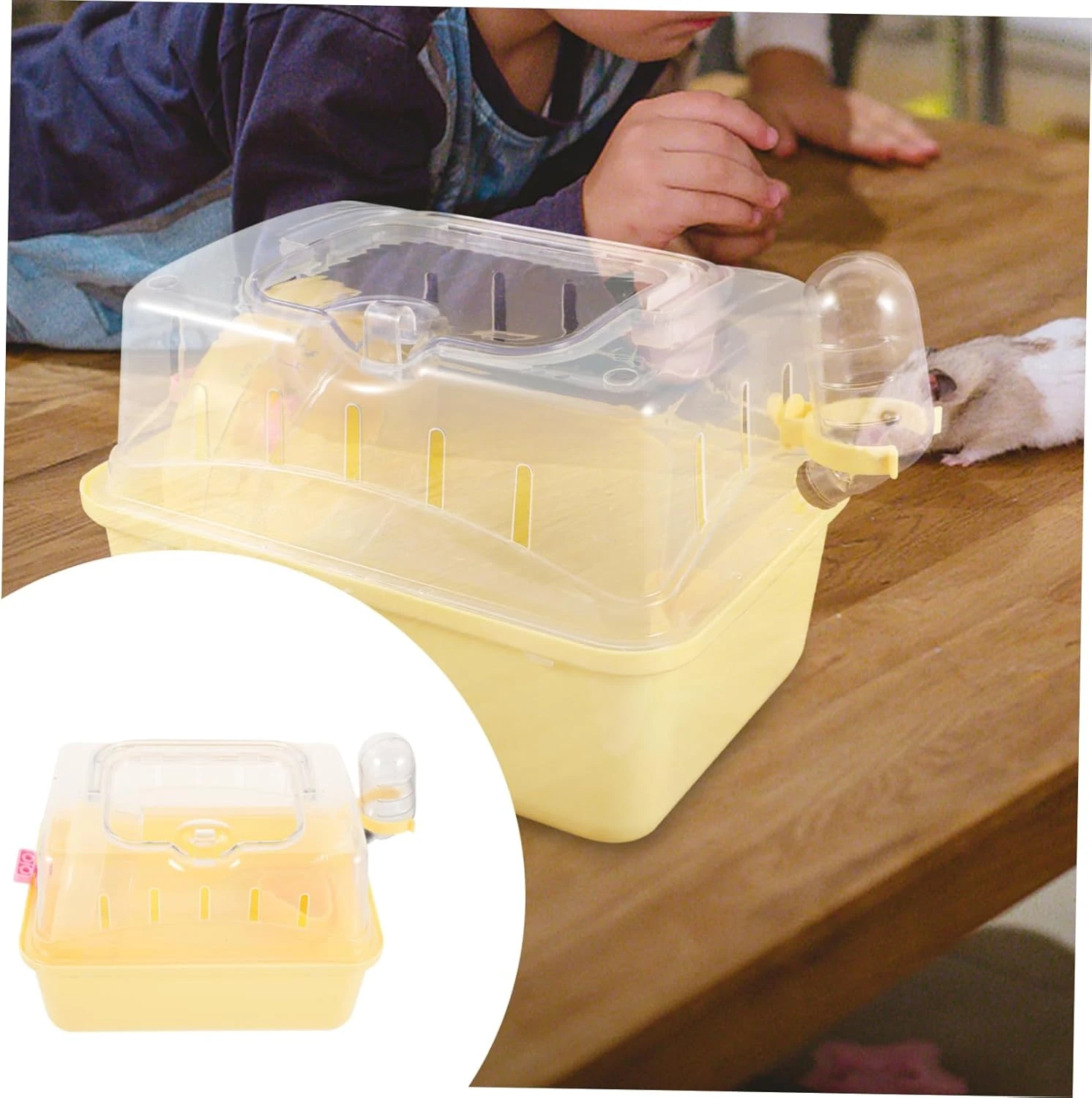 Cochon De Guinée Porc Ménage Hamster Cage Animal De Compagnie Cochon De Guinée En Plastique Voyage Hamster Jouant Boîte De Noël Cookie Jar 9 Cochon De Guinée Porc Ménage Hamster Cage Animal De Compagnie Cochon De Guinée En Plastique Voyage Hamster Jouant Boîte De Noël Cookie Jar - Image 7