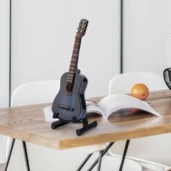 BORDSTRACT Mini Guitare Modèle Kit, Instrument De Musique Guitare Ensemble, Modèle Affichage Guitare Kit, Avec Guitar Stand Et Delicate Case, Modèle Mini Ornements Artisanat, Cadeau Pour Noël, Thanksgiving(14CM-Blue) -Oui || N/A || pearhead 71VQVmwEK3L. AC SL1500