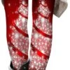 EGNMCR Joyeux Noël Femmes Maigre Collants, Mignon Vacances Stretch Leggings Pantalon Taille Haute Tummy Control Yoga Sweatpant