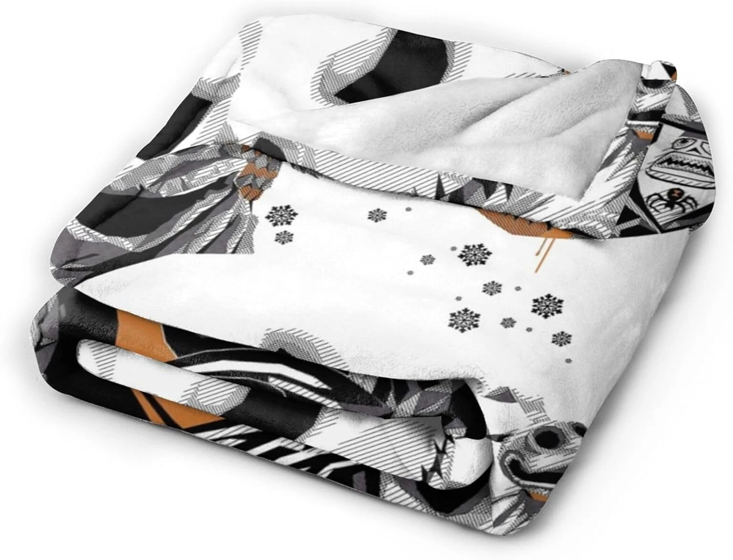 Ultra Doux Jack De Noël Jet Couverture Chaud Lit Flanelle Couvertures Pour Voyager Camping Canapé Chambre Salon Décor Cadeaux 50"x40 & #34 4 Ultra Doux Jack De Noël Jet Couverture Chaud Lit Flanelle Couvertures Pour Voyager Camping Canapé Chambre Salon Décor Cadeaux 50"x40 & #34 - Image 2