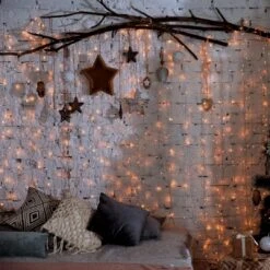 ZXWNAYL 300 LED Blanc Chaud Rideau Lumières Pour Intérieur Et Extérieur Décorations, 9.8FT*9.8FT, UL Puissance Certifiée Plug, Noël, Fête, Saint-Valentin, Mariage, Restaurant, Hôtel Etc -Oui || N/A || pearhead 71Vxf8MzZGL. AC SL1080