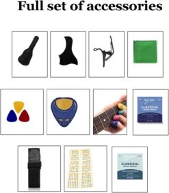 YYFANG Pleine Taille Débutant Classique Guitare Acoustique Dreadnought Cut Corner Basswood Panneau 6 Chaîne En Acier Starter Kit Pour Enfants Adulte Pour Noël Cadeau D'anniversaire ( Couleur: Violet-A, Taille: 41inches ) 11 YYFANG Pleine Taille Débutant Classique Guitare Acoustique Dreadnought Cut Corner Basswood Panneau 6 Chaîne En Acier Starter Kit Pour Enfants Adulte Pour Noël Cadeau D'anniversaire ( Couleur: Violet-A, Taille: 41inches ) -Oui || N/A || pearhead 71XYzOOytsL. AC SL1500