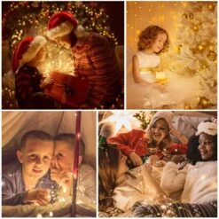 Lumières Solaires De Chaîne à L'extérieur, 33Ft 100LEDs Lumières Solaires De Fée Avec 8 Modes D'éclairage Lumières Décoratives En Cuivre étanches Pour Noël Patio Party Garden Gate Yard Wedding (blanc Chaud, 2Pack) 12 Lumières Solaires De Chaîne à L'extérieur, 33Ft 100LEDs Lumières Solaires De Fée Avec 8 Modes D'éclairage Lumières Décoratives En Cuivre étanches Pour Noël Patio Party Garden Gate Yard Wedding (blanc Chaud, 2Pack) -Oui || N/A || pearhead 71XgKRi4JL. AC SL1000