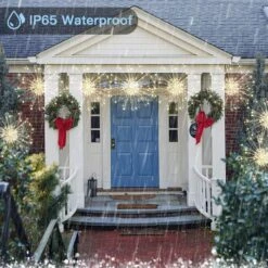 Faible Feu D'artifice Lumières De Fil De Chaîne, Bricolage LED 8 Modes Lumières Dimmables, Lumières De Starburst à Suspension Décorative Imperméable Pour Noël, Maison, Terrasse, Décoration Extérieure Intérieure (120-lumière Chaude, 4 Pack) -Oui || N/A || pearhead 71agNJlzZ3L. AC SL1000