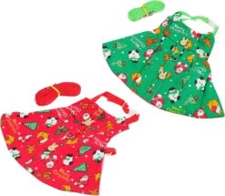 POPETPOP Bunny Leash 2 Set Animaux De Noël Vêtements Bunny Harnais Lapin Laisse Coq Costume Lapin Harnais Laisse Petit Pet Chest Harnais Petit Animal Harnais Laisse Lapin Traction Corde Bunny Fournitures