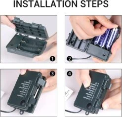 Quntis Batterie Fonctionné Lumières De Noël - 132FT 300LEDs Étanche Batterie String Lumières Extérieur Intérieur 8 Modes LED Arbre De Noël Lumières Avec Minuterie Décoration Pour Noël Arbre Garden Party - Multicolore 16 Quntis Batterie Fonctionné Lumières De Noël - 132FT 300LEDs Étanche Batterie String Lumières Extérieur Intérieur 8 Modes LED Arbre De Noël Lumières Avec Minuterie Décoration Pour Noël Arbre Garden Party - Multicolore -Oui || N/A || pearhead 71bT7XykKlL. AC SL1490