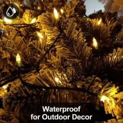 Feux De Noël MASHANG, Feux De Chaîne D'extérieur à 18 Pieds 50 LED Avec Minuterie Et 8 Modes, Foudre étanche à Piles 3AA Pour Décoration Extérieure Et Intérieure ( Blanc Chaud ) 15 Feux De Noël MASHANG, Feux De Chaîne D'extérieur à 18 Pieds 50 LED Avec Minuterie Et 8 Modes, Foudre étanche à Piles 3AA Pour Décoration Extérieure Et Intérieure ( Blanc Chaud ) -Oui || N/A || pearhead 71bsmU9mPL. AC SL1001