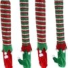 Garneck 1 Set 4 Pcs Chaise Jambe Couvre Parti Décorations Favors Cadeau De Noël Table Pieds Manches Personnes âgées Chaise De Noël Chaussettes Bottes Chaise Pieds Protecteurs Elfe Chaise Jambe Chaussettes -Oui || N/A || pearhead 71dDupsFYwL. AC SL1500