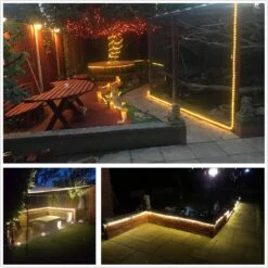 Lumières De Corde LED Tuanchuanrp 100Ft Extérieur, 110V Lumières De Chaîne Extérieures Imperméable, Idéal Pour Les Combles, Jardin Des Arrière-cours, Halloween, Décoration De Noël, Utilisation Extérieure Intérieure (blanc Chaud) -Oui || N/A || pearhead 71dPaHZg4XS. AC SL1500