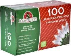 Lumières LED De Noël Holiday Essence, 100 Lumières Blanches Fraîches Pour Une Utilisation Décorative Intérieure Et Extérieure, Décoration Des Vacances Et Des Arbres, Décorations D'éclairage Suspendues En Patio, Fil Vert, 26,9 Pi, Certifié UL -Oui || N/A || pearhead 71dZMHoRdtL. AC SL1500