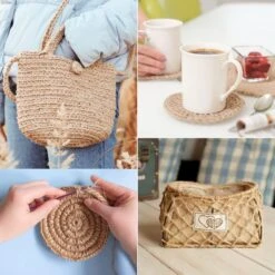 Ficelle De Jute Tenn Well, 300 Pieds 2,32 Mm Ficelle De Jardin Naturel 6 Plis, Ficelle De Ficelle Robuste Pour Le Jardinage, Emballage De Cadeaux, Artisanat, Emballage, Décoration De Noël -Oui || N/A || pearhead 71e9mo76MSL. AC SL1001