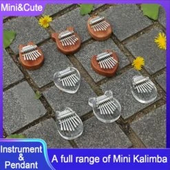 Mini Piano à Pouce Kalimba Avec 8 Clés, Piano à Doigt Mbira Marimba Pocket Palm Size, Instrument De Musique Portable Porte-clés Pendentif, Cadeau De Noël Pour Les Enfants Adultes Débutants (Solid Wood Heart) -Oui || N/A || pearhead 71eOV1OjkNL. AC SL1000