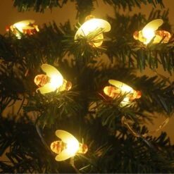 Xingpold Honeybee String Lights Fonctionne Sur Batterie, 50 LED 25 Ft 8 Modes étanche Fairy Garden Lights Avec Télécommande Et Minuterie Pour Enfants Tent Patio Camping Wreath Noël Indoor Outdoor Decor Warm White -Oui || N/A || pearhead 71ePiU7vDwL. AC SL1500