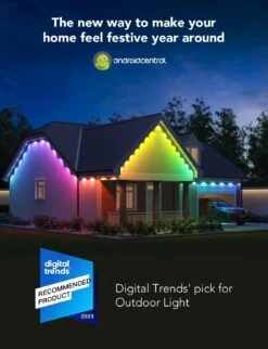 Povee Permanent Outdoor Lights, Smart RGBIC Outdoor Lights Avec 75 Modes Scène, 100ft Avec 72 LED Eaves Lights IP67 Étanche Pour Halloween, Noël, Nouvel An, Travailler Avec Alexa, Google Assistant -Oui || N/A || pearhead 71eae57VdLL. AC SL1500